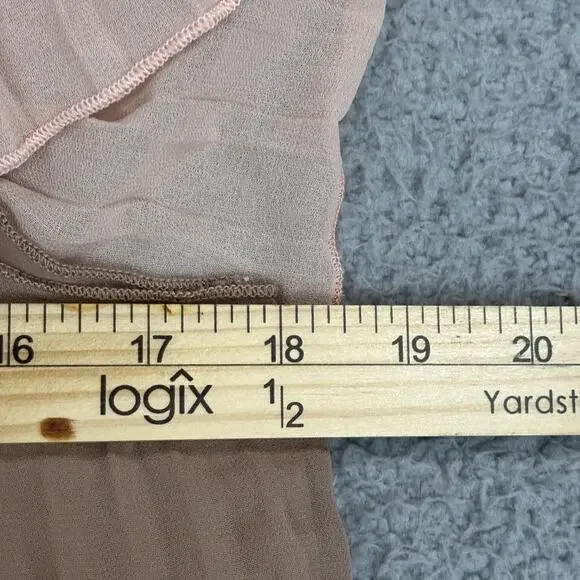 Delfi Collective Paige Dress Large Boho Off Shoulder Colorblock Pleat Retro USA - Picture 7 of 11